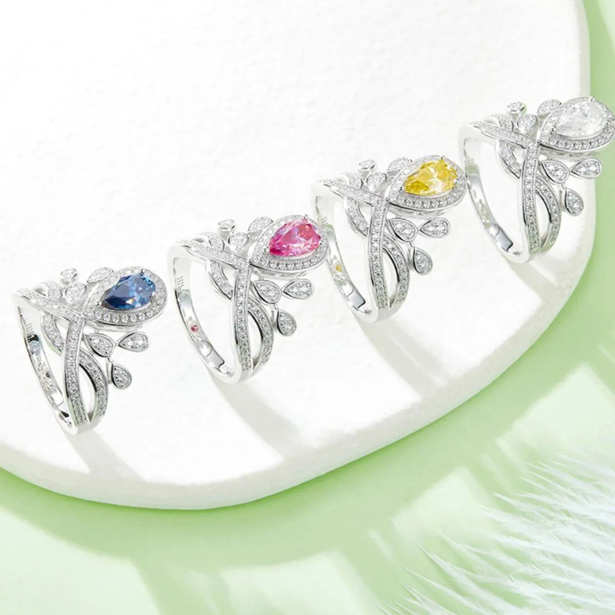 1 Carat Moissanite 925 Sterling Silver Ring