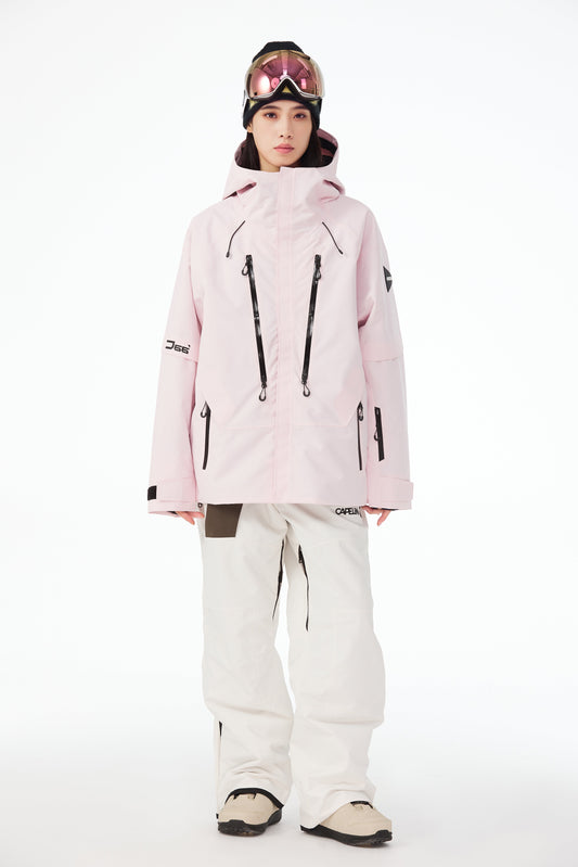 Brick Unisex Snowboard Jacket - Velora