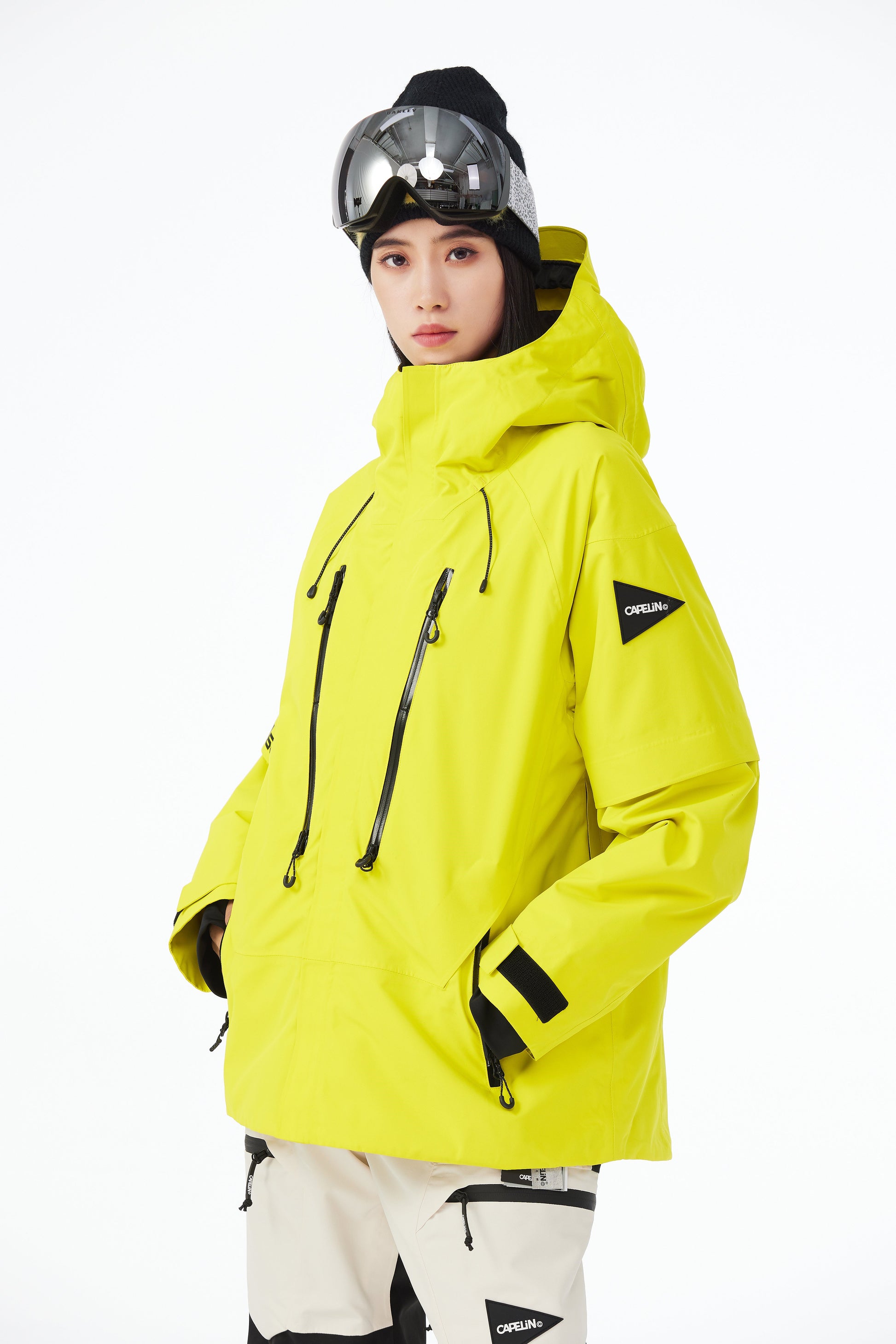 Brick Unisex Snowboard Jacket - Velora