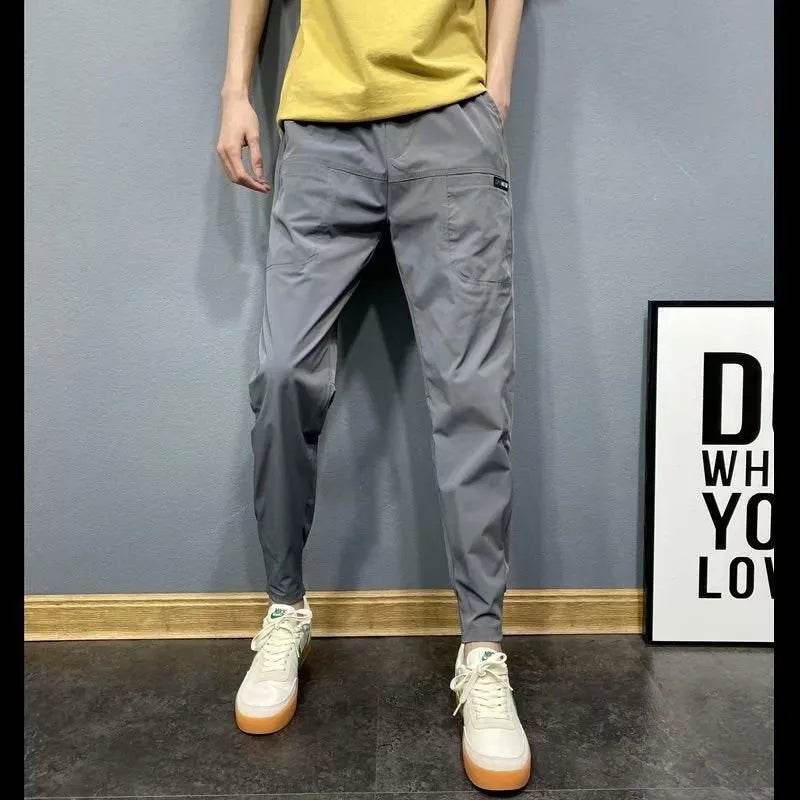Casual Slim-fitting Fashion Brand Drawstring Jogger Pants - Velora