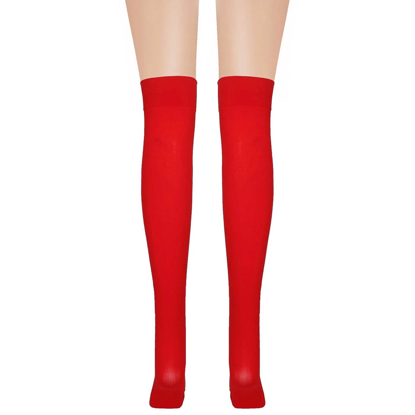 Thickened Women's Red Long Bow Christmas Stockings - Velora
