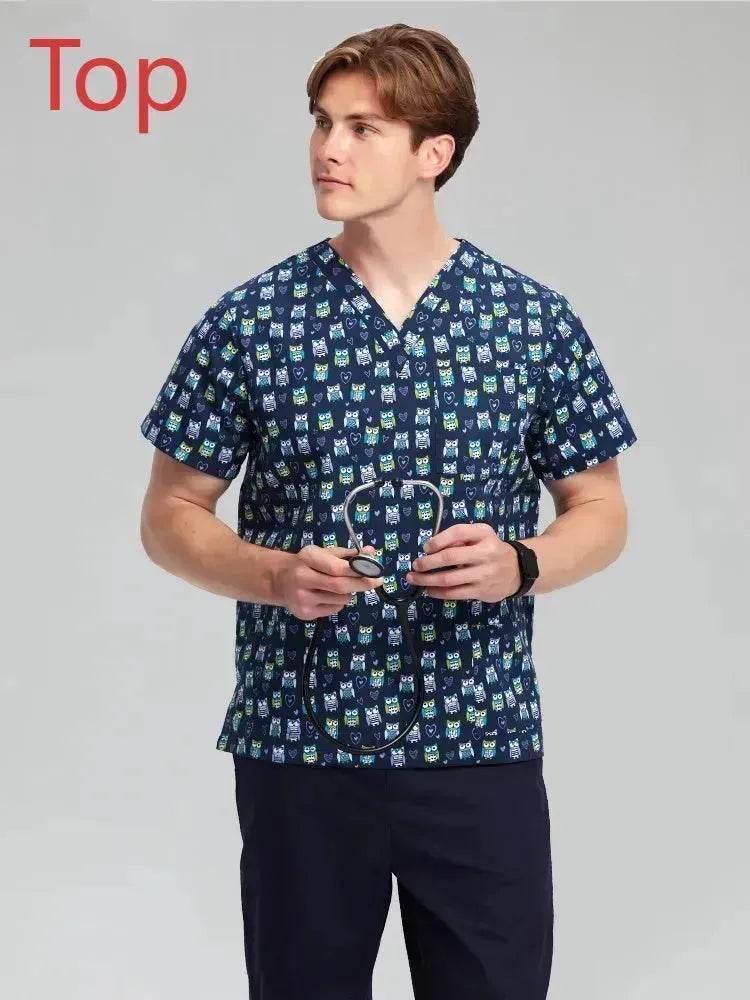 Surgical Gown Disposable Protective Pet Hospital Clothing Nurse Uniform Polyester Cotton - Velora