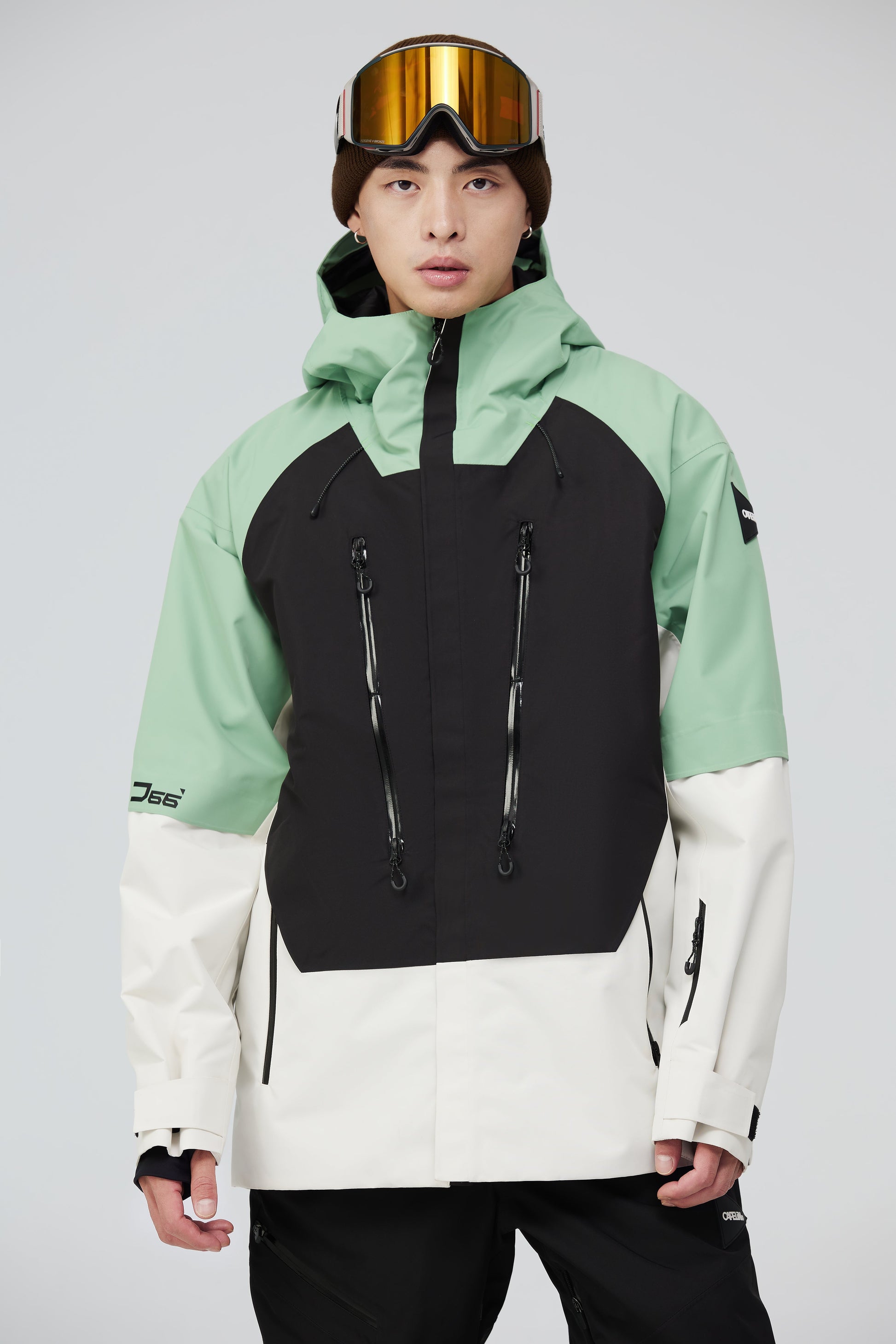 Brick Unisex Snowboard Jacket - Velora