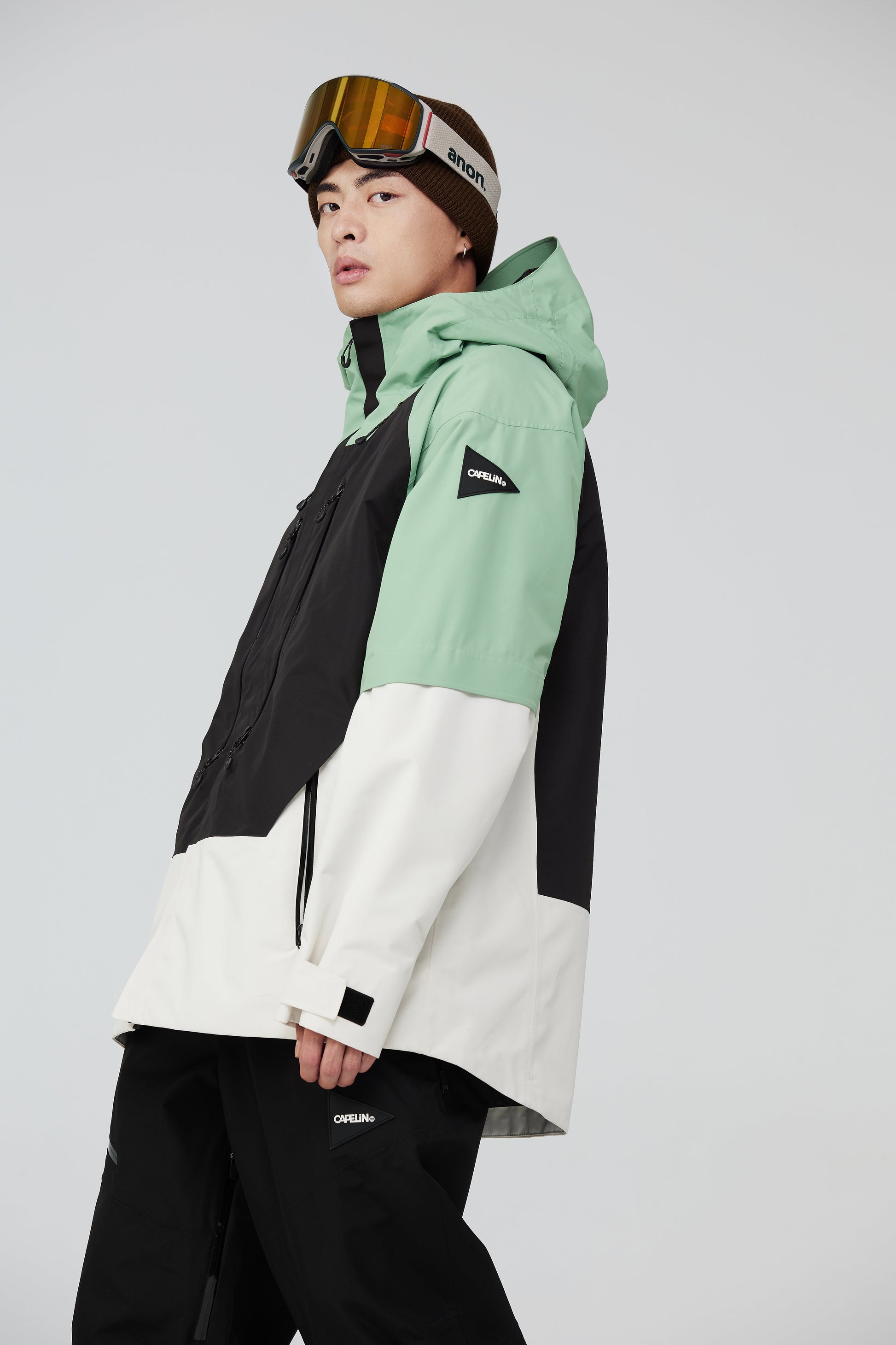 Brick Unisex Snowboard Jacket - Velora
