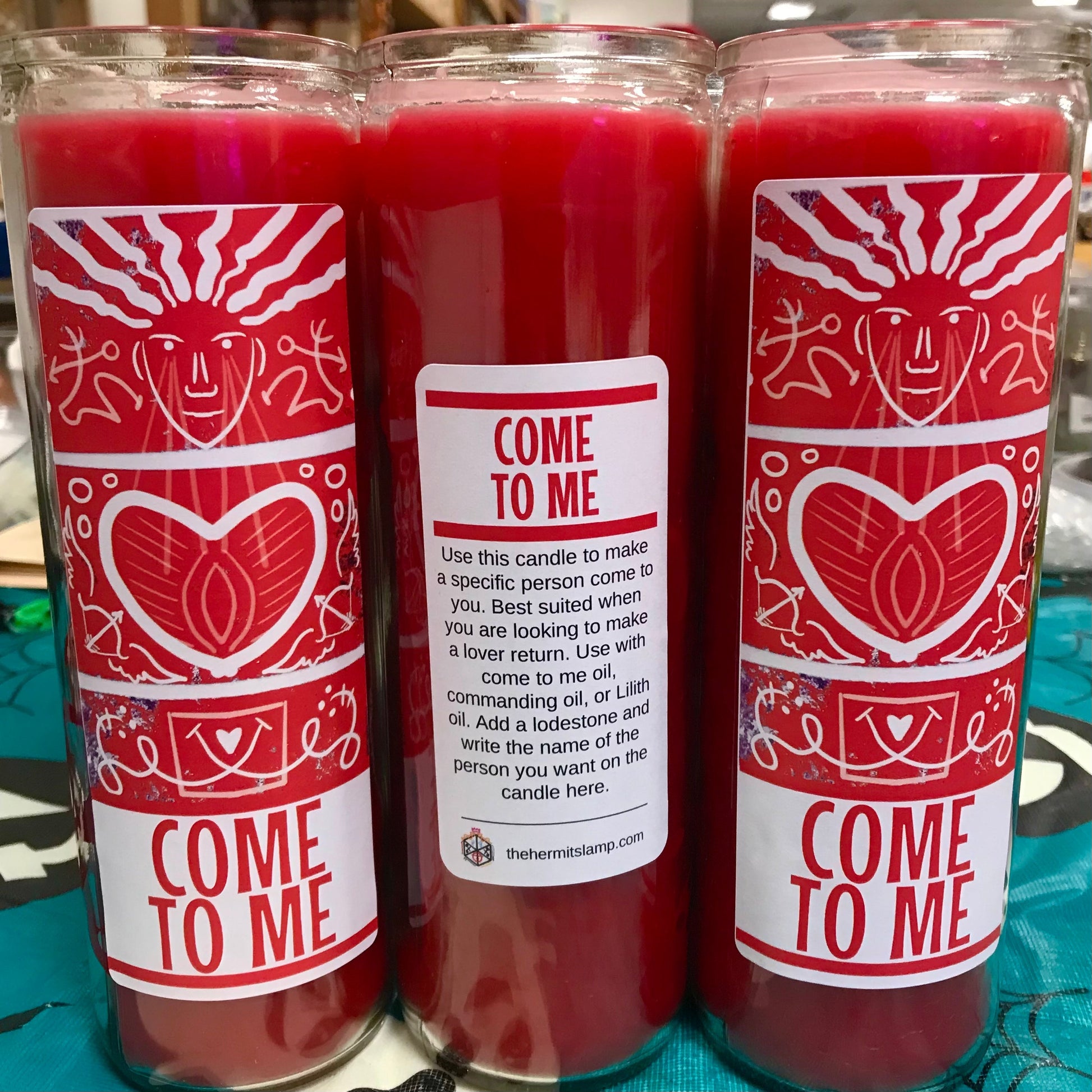 7 Day Candle - Come to Me The Hermit's Lamp
