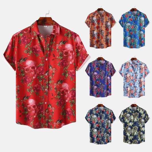 Short Sleeve Shirt Men's Loose Bf Style - Velora