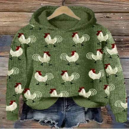 Digital Printing Dog Pattern Sweater Men - Velora