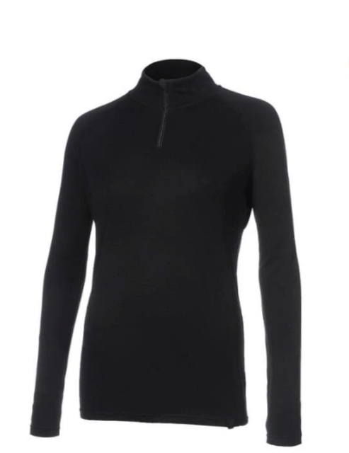 Kombi Juniors Accu-Dri Merino Blend Midweight 1/4 Zip Tops 190g - Velora