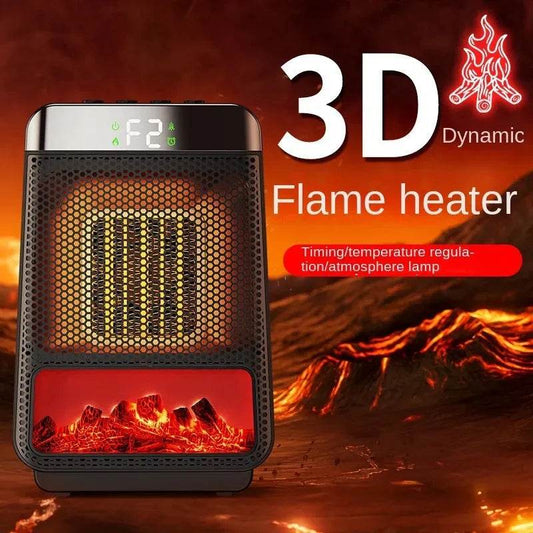 Portable Whole House Room Instant 3D Electric Flame Space Heater - Velora