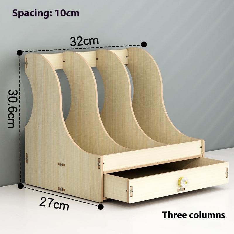 Minimalist Wooden Desk Organizer Office Table Organizer - Velora