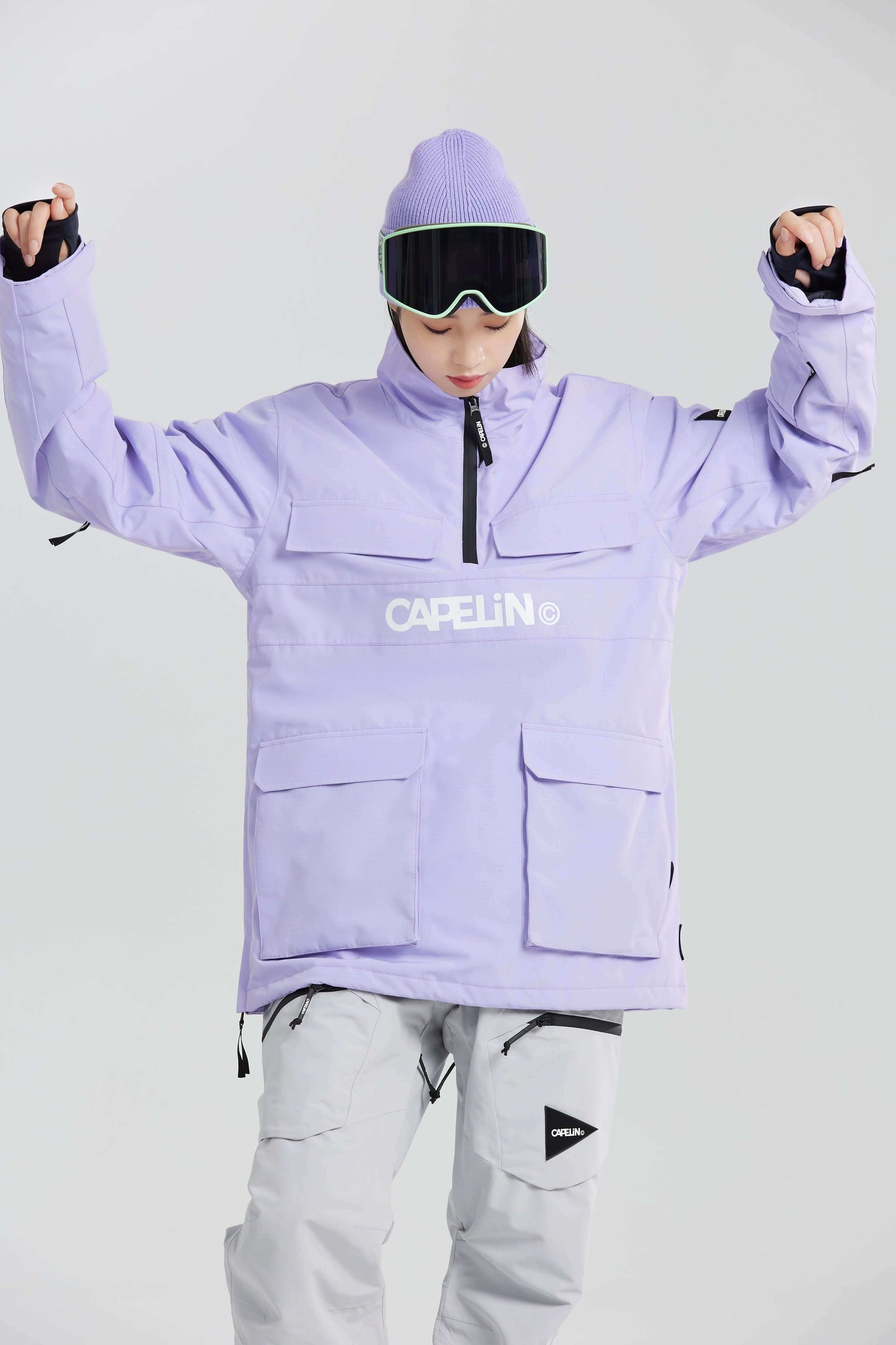 Yenna Women's Pullover Snowboard Jacket - Velora