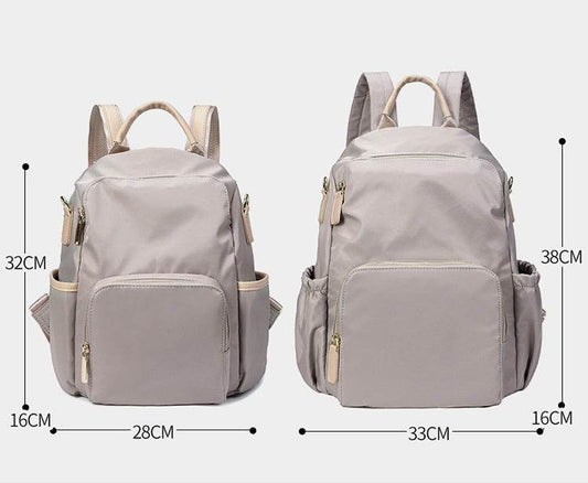 Unisex Portable Waterproof Plain color Backpack for school - Velora