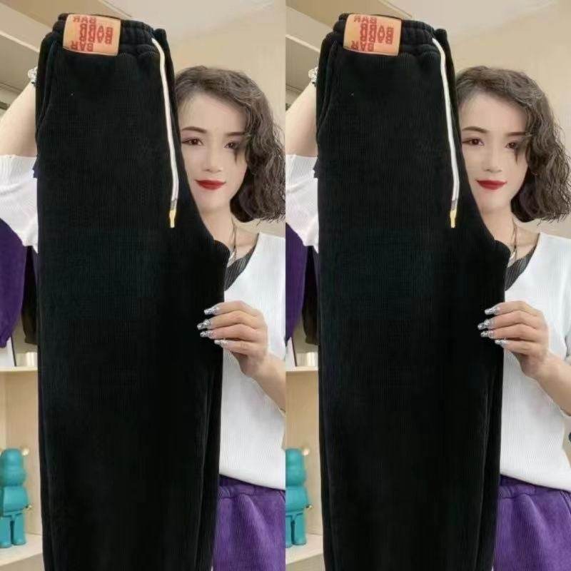 Leisure Trousers – Cotton Thick Flannel Sports Pants for Women - Velora