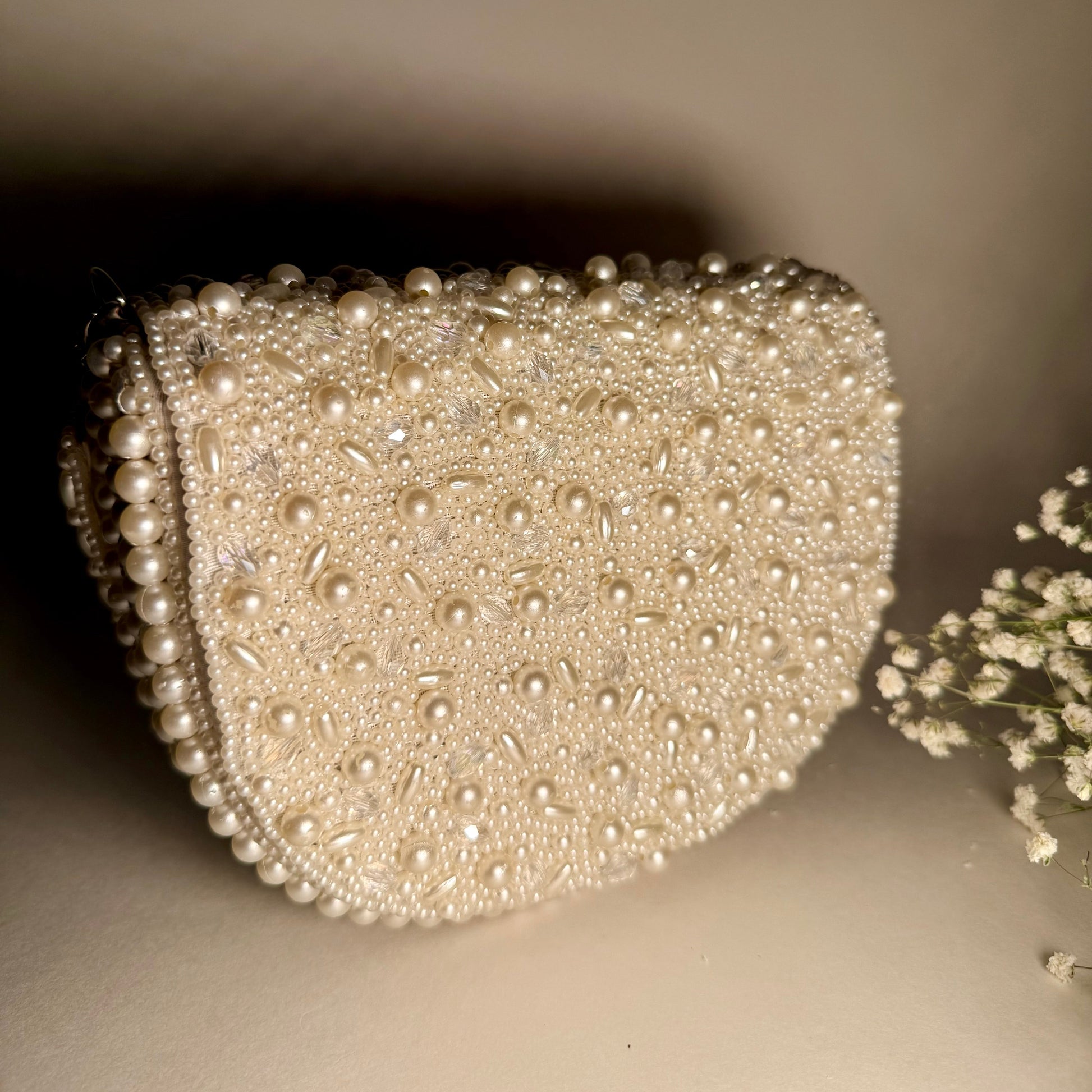 The Noor Pearl Clutch - Velora Luxury Fashion