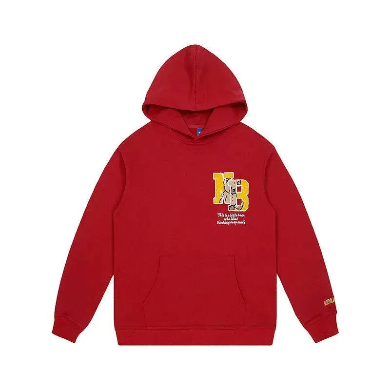 Casual Fall Unisex Oversized Hoodie Pullover sweatshirts Street style - Velora