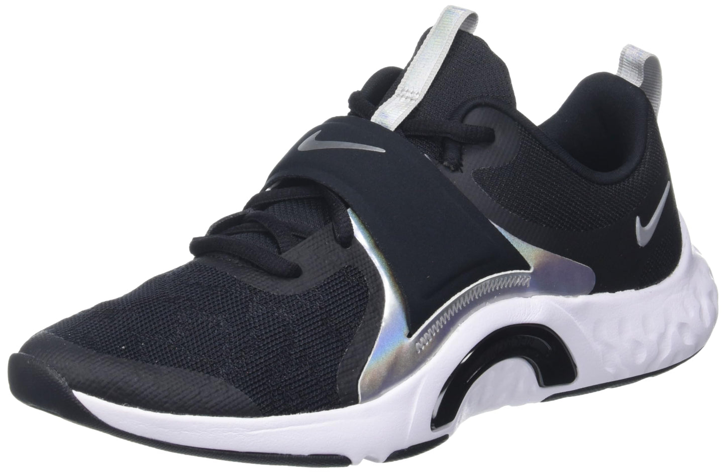 NIKE Womens Sneaker Black Multi Color White 9