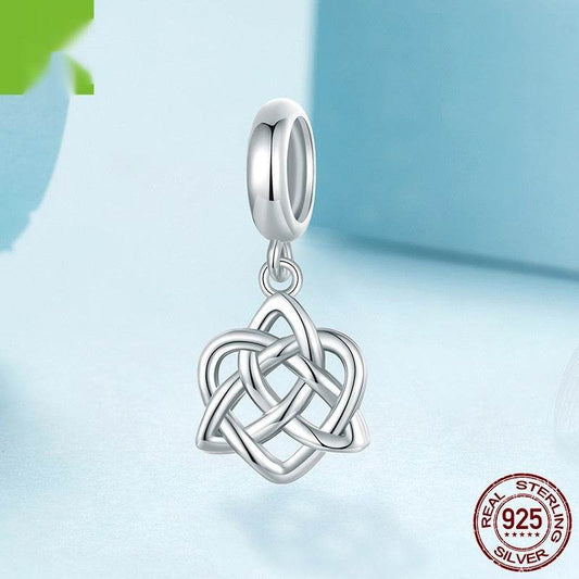 Pendant Diy Bracelet String Beads Accessories 925 Silver Bead - Velora