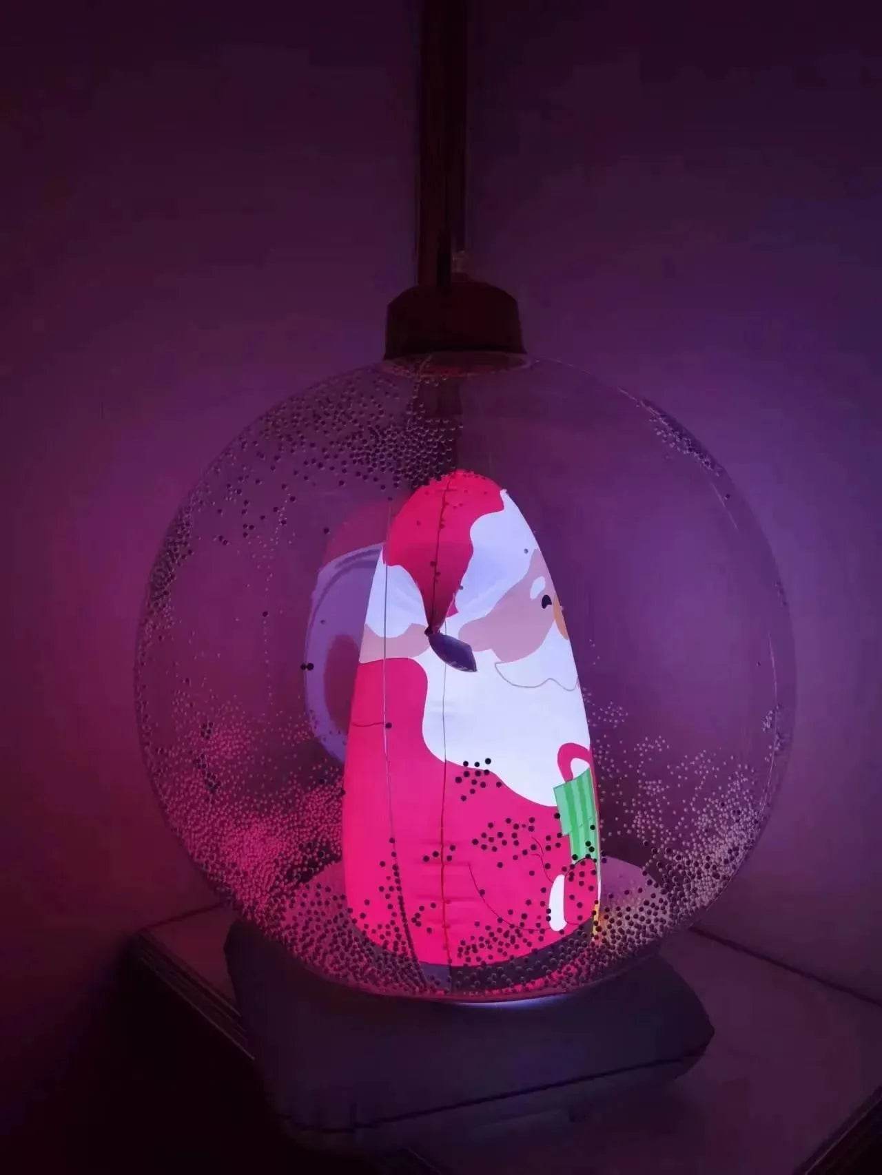 Inflatable Snowman Santa Claus Hanging Christmas Ball decoration - Velora