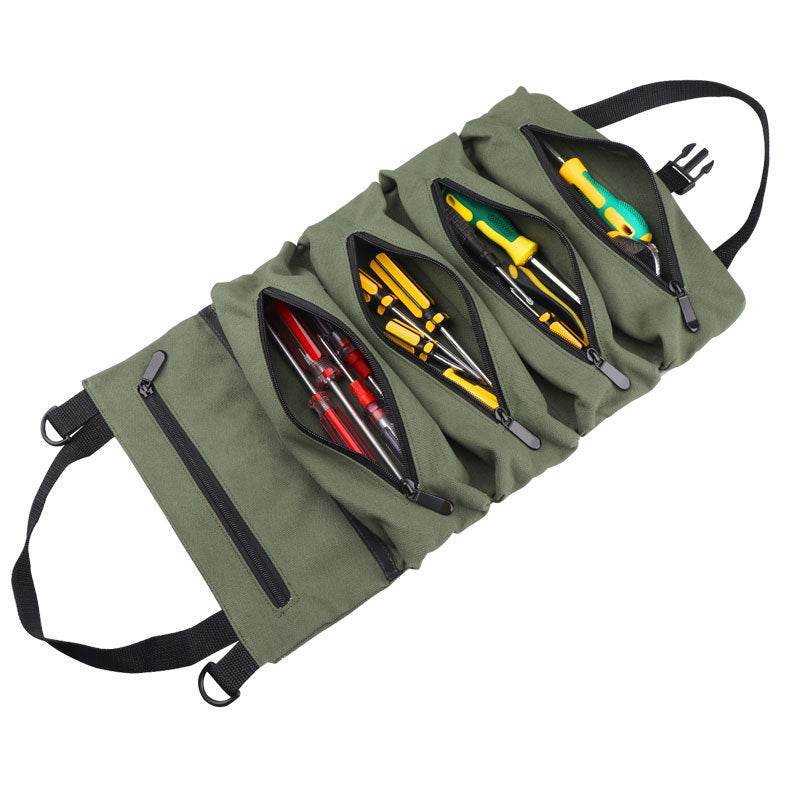 Car 16 Ann Canvas Tool Hanging Bag Car Storage Bag Electrician Bag Hardware Car Tool Bag - Velora