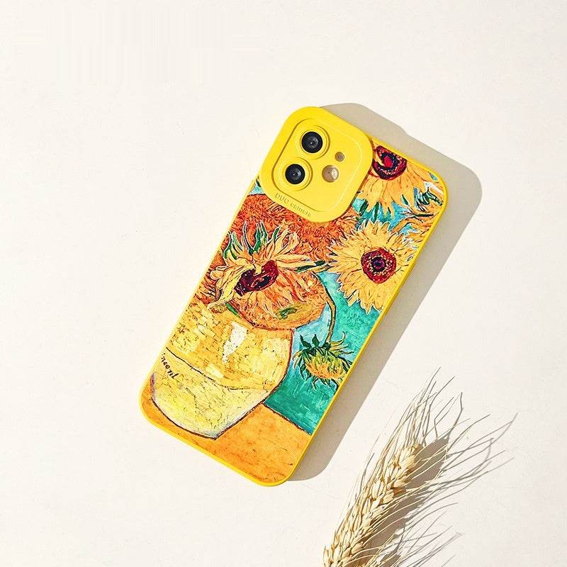 Sunflower silicone IPhone14 Case women - Velora