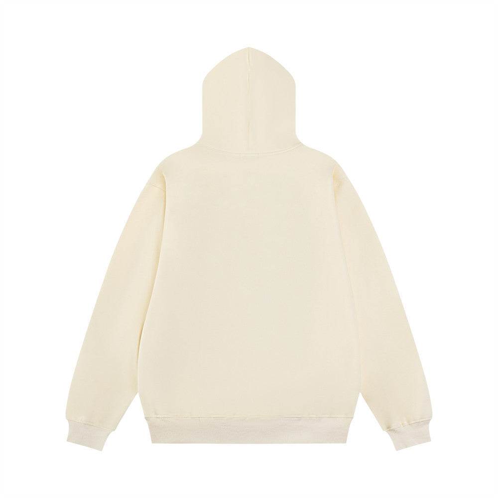Printed Rhinestones Hooded Sweater For Men - Velora
