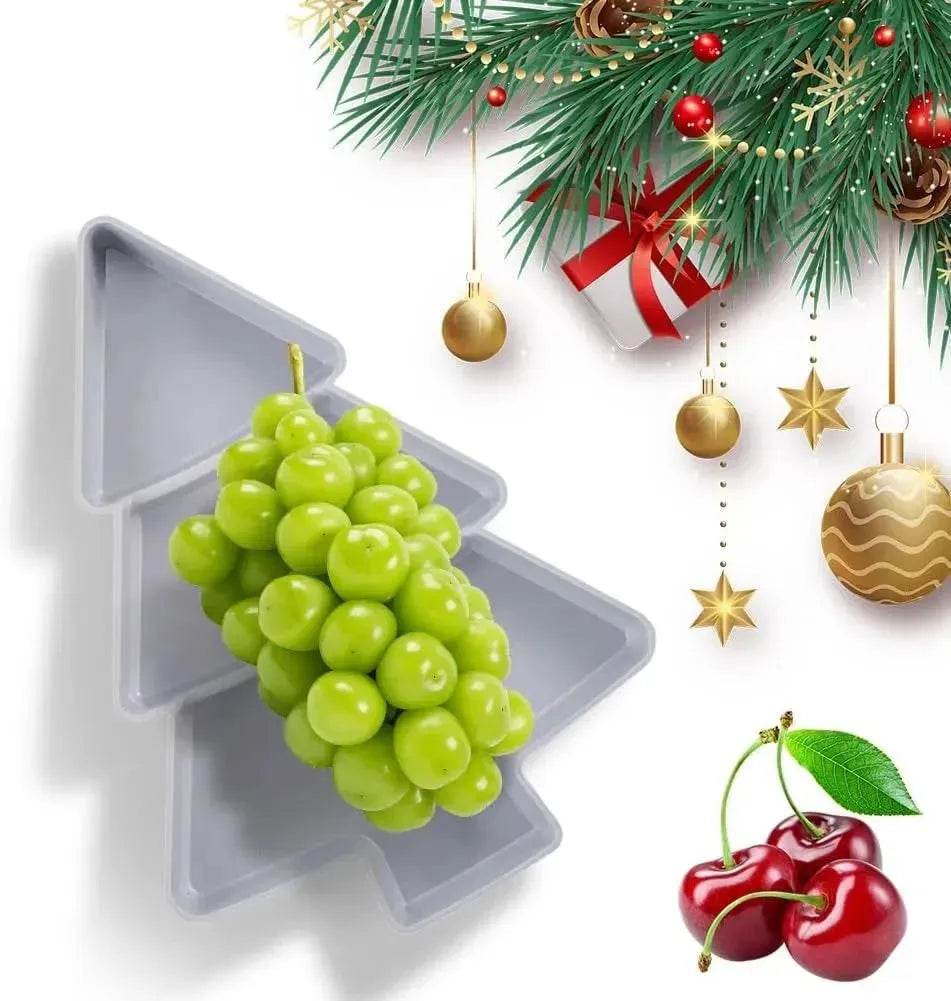 Creative Christmas Tree Fruit Platter Tray - Velora