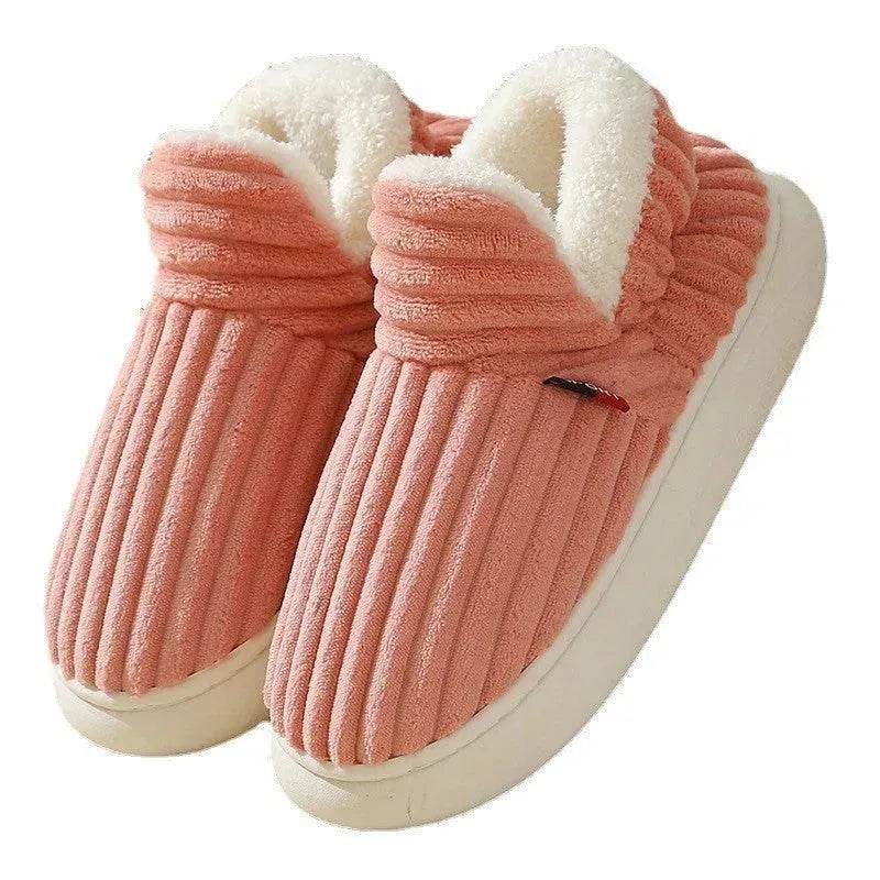 Winter Men's And Women's Same Style Cotton Slippers - Velora
