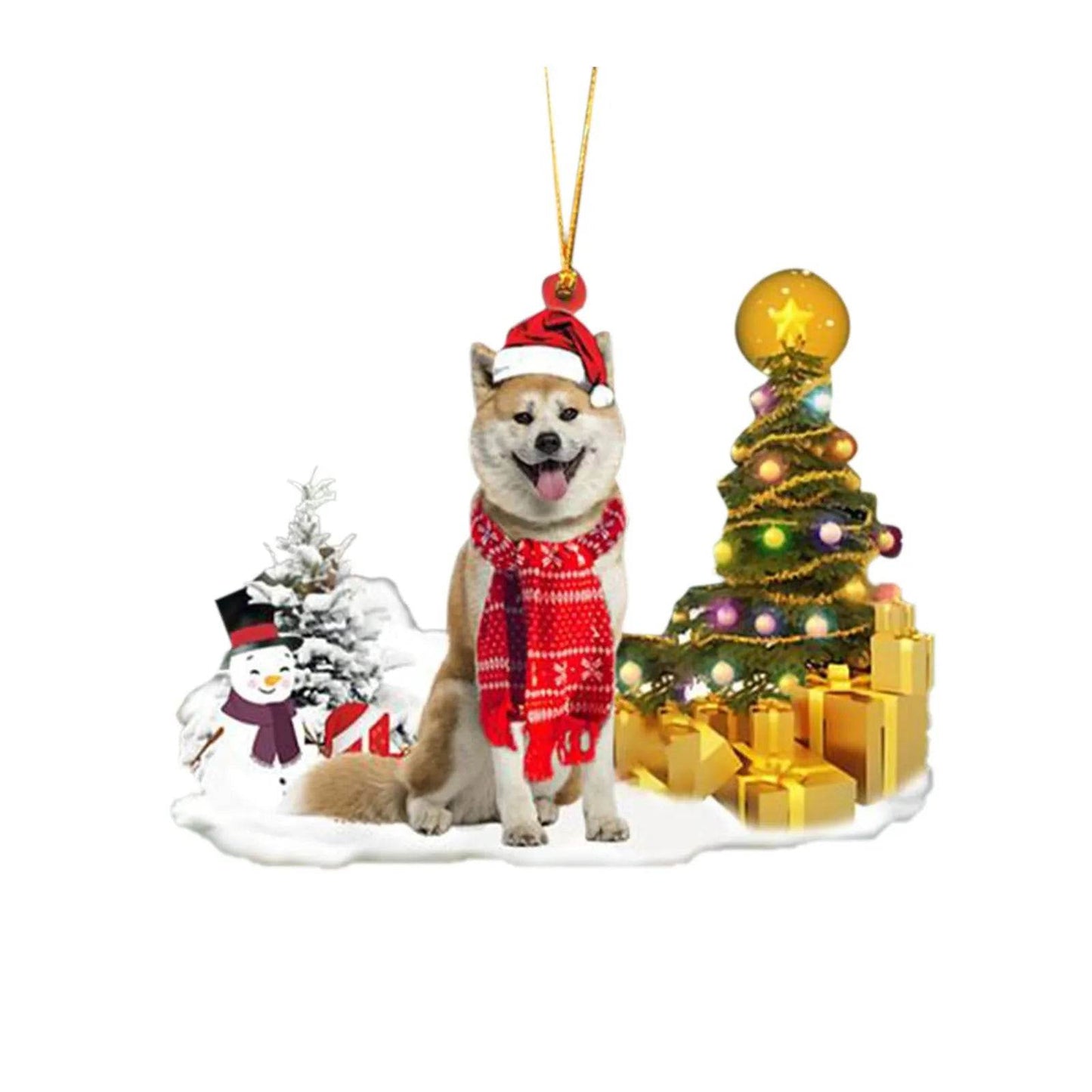 Christmas Family Puppies Decorate Trees With Lights - Velora