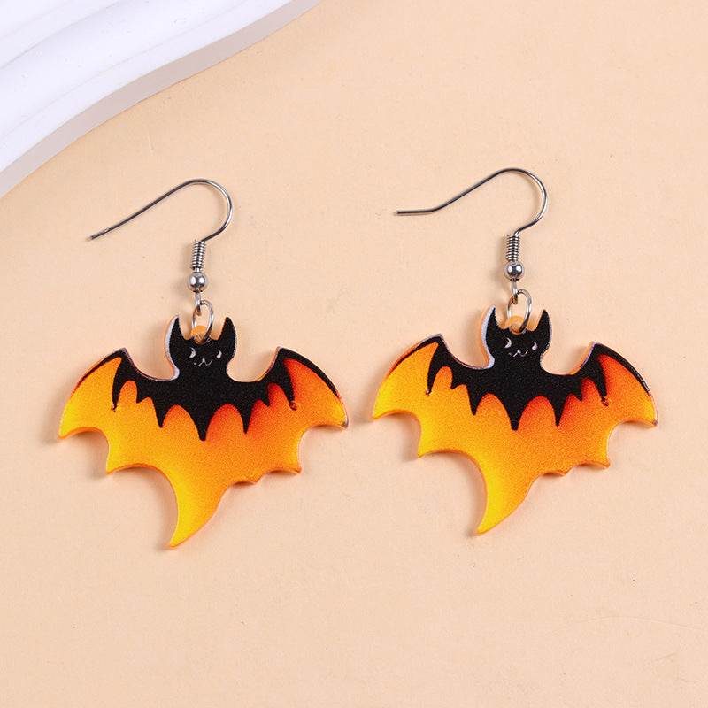 European And American Halloween Series Acrylic Earrings Color - Velora