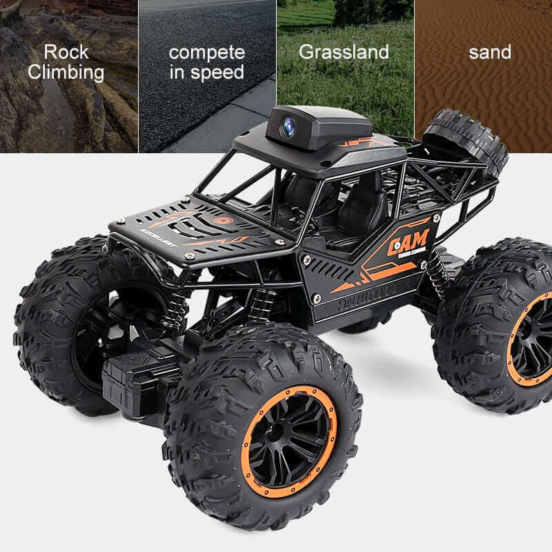 1:18 RC Car with 720P HD Camera - WiFi FPV Climbing SUV Toy | KidsToyLover - Velora Luxury Fashion