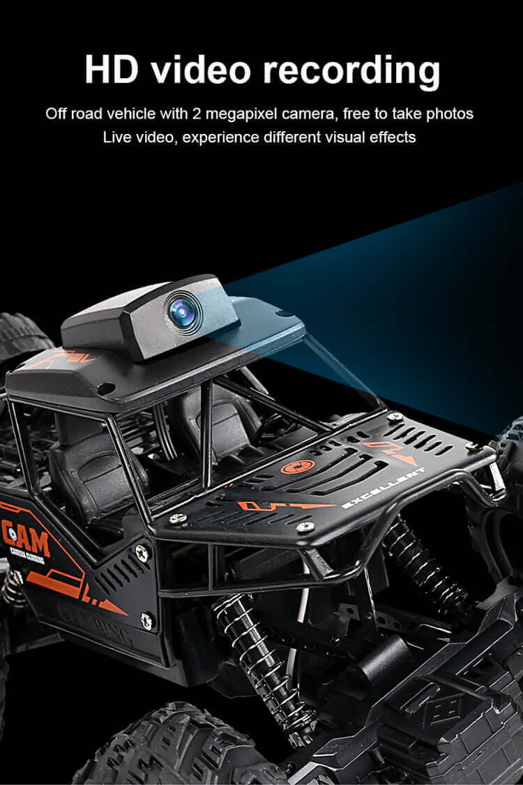1:18 RC Car with 720P HD Camera - WiFi FPV Climbing SUV Toy | KidsToyLover - Velora Luxury Fashion