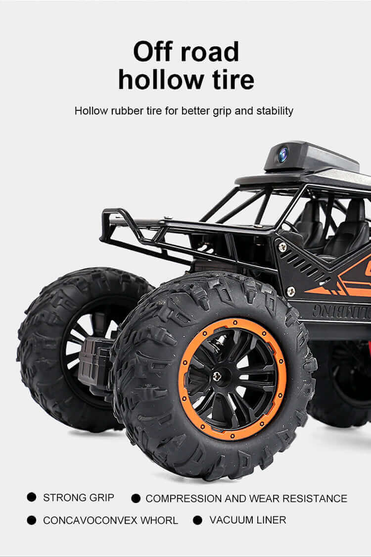 1:18 RC Car with 720P HD Camera - WiFi FPV Climbing SUV Toy | KidsToyLover - Velora Luxury Fashion