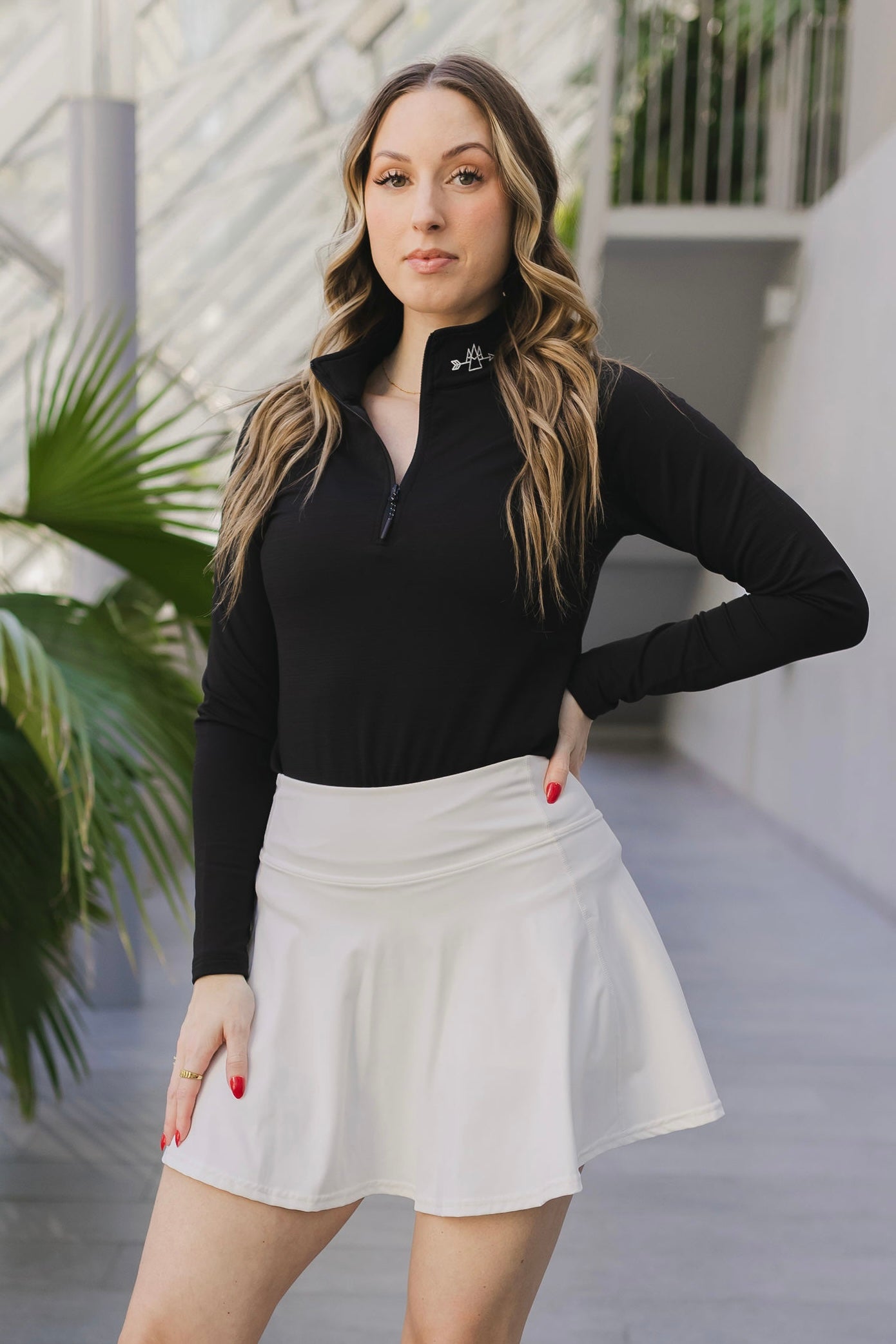 1/4 Zip Long Sleeve WOMENS - Velora Luxury Fashion