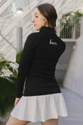 1/4 Zip Long Sleeve WOMENS - Velora Luxury Fashion