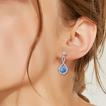 1 Carat Moissanite 925 Sterling Silver Earrings - Velora Luxury Fashion