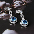 1 Carat Moissanite 925 Sterling Silver Earrings - Velora Luxury Fashion