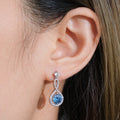 1 Carat Moissanite 925 Sterling Silver Earrings - Velora Luxury Fashion