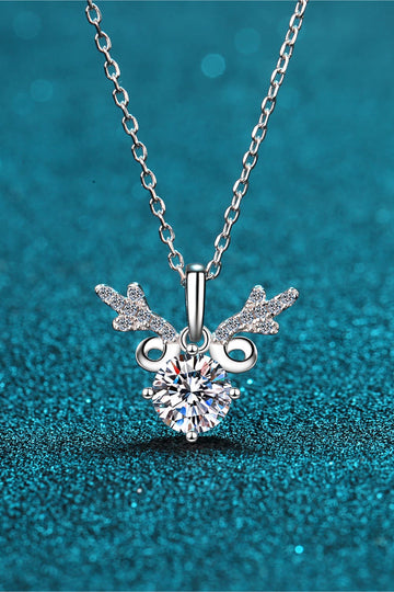 1 Carat Moissanite 925 Sterling Silver Necklace - Velora Luxury Fashion