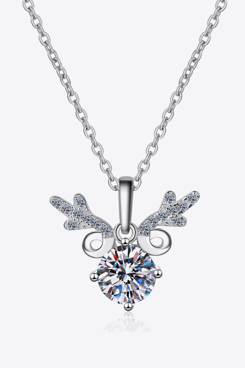 1 Carat Moissanite 925 Sterling Silver Necklace - Velora Luxury Fashion