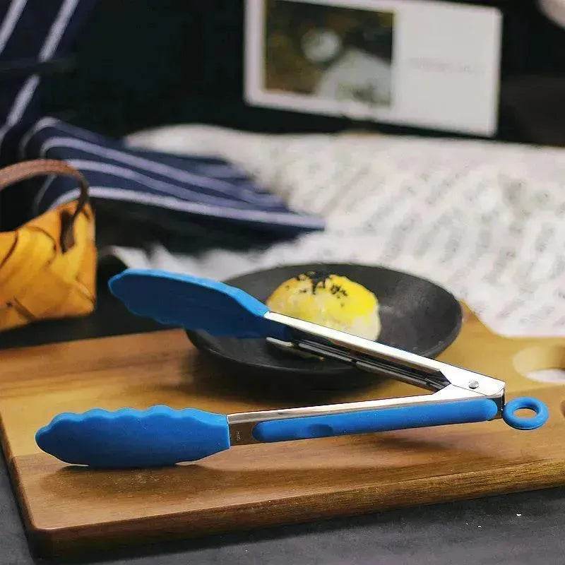 1 Pc Cooking Barbecue Clip In Stainless Steel Handle BBQ Forks Tool Outdoor Salad Food Clip Kitchen Appliances - Velora