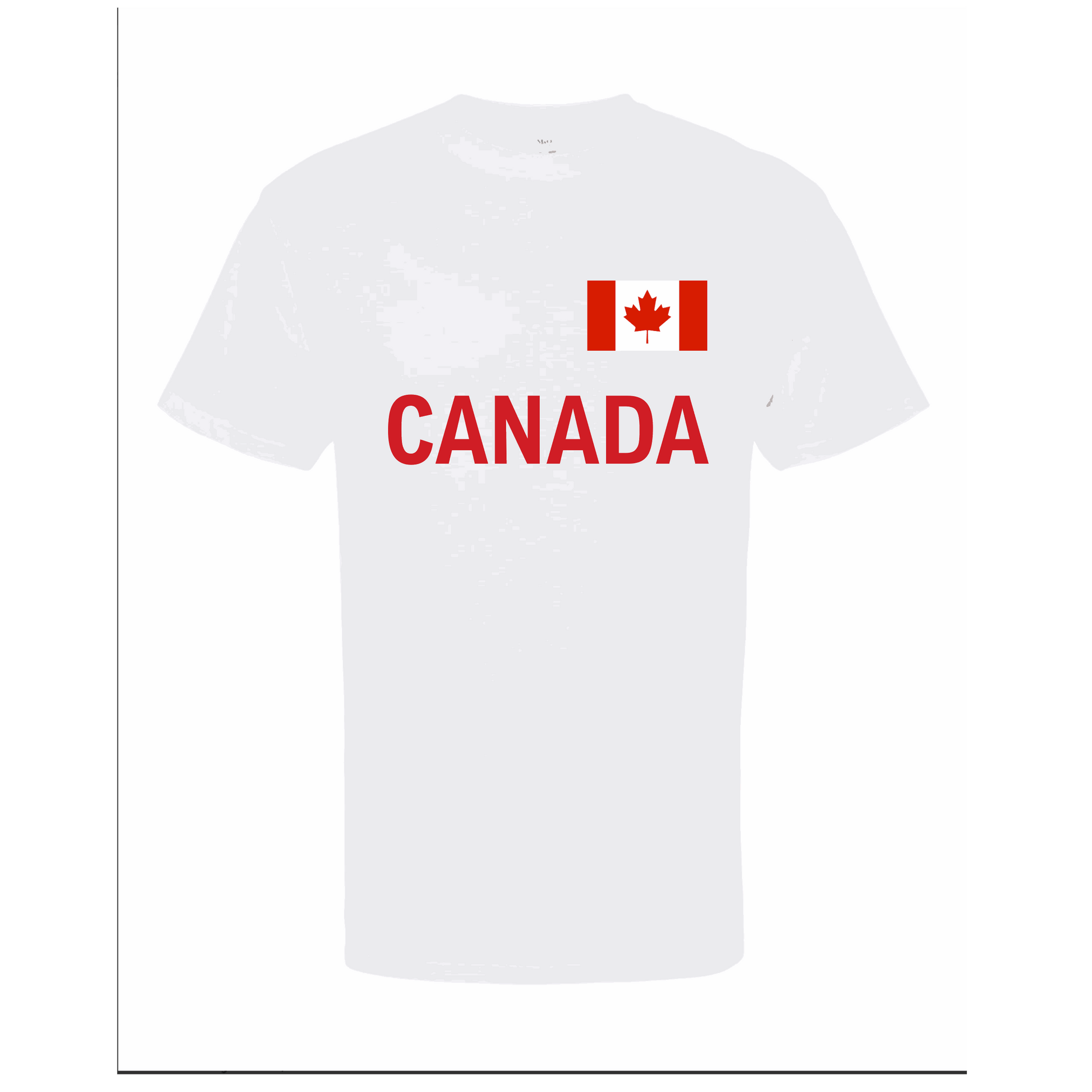 Canada World Football Fan Tee – White - Velora