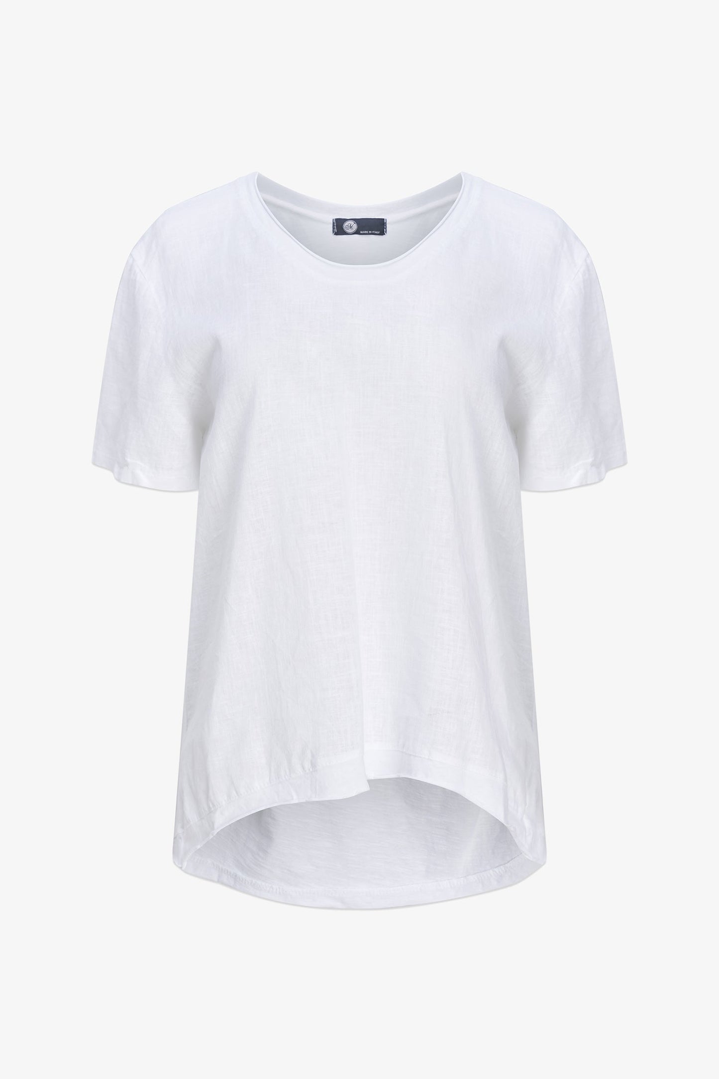 Women's Knit Woven Combo Top