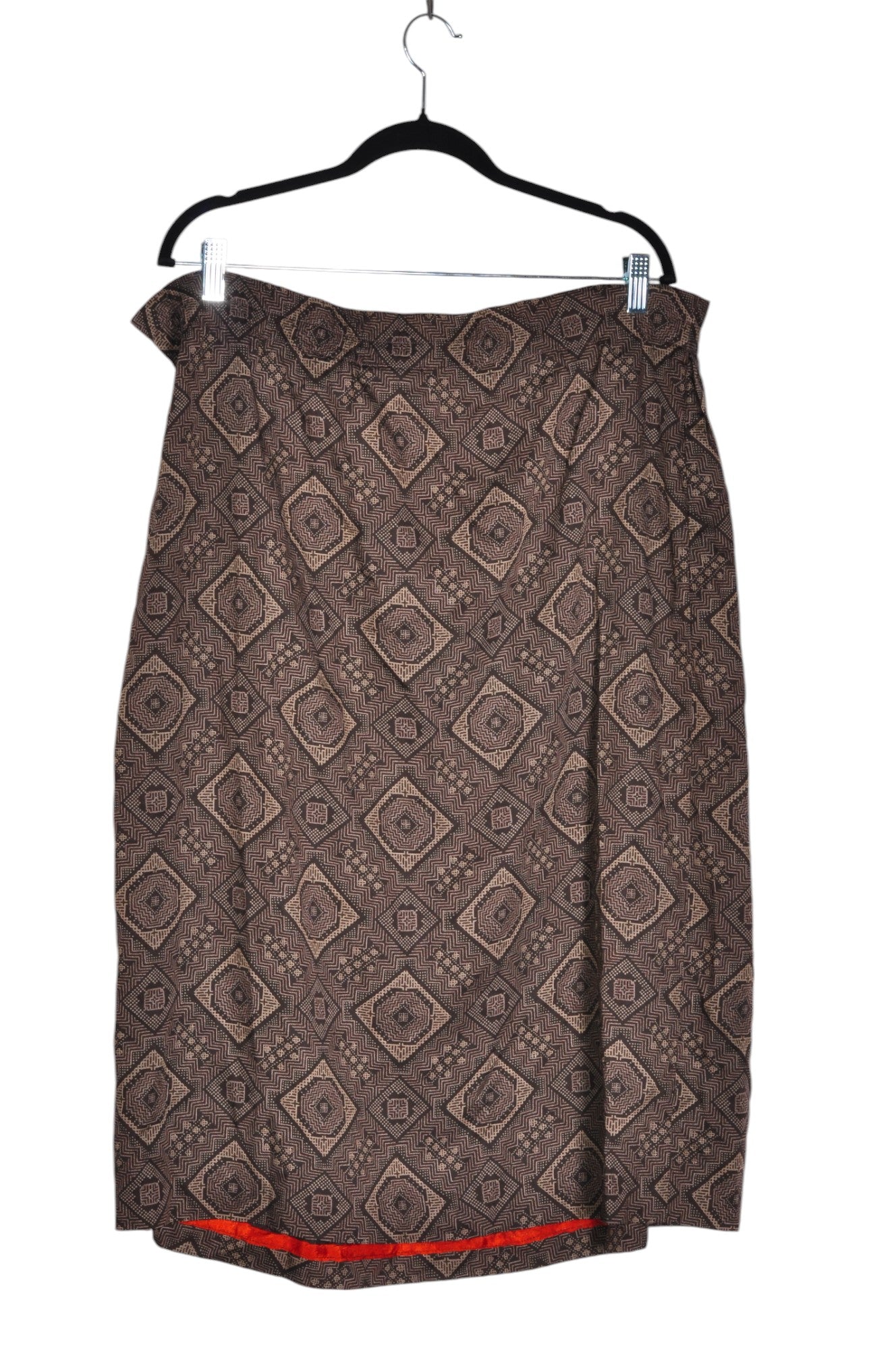 RENA ROWAN Women A-Line Skirts Regular fit in Brown - 14 - Velora