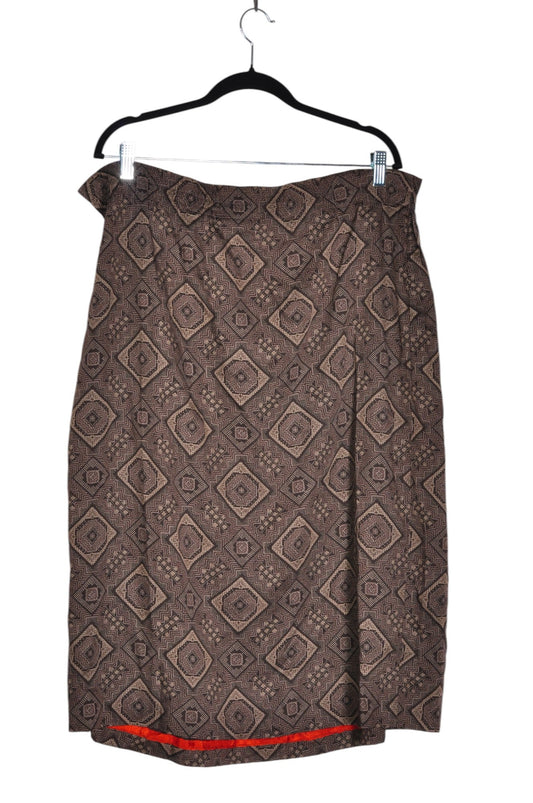 RENA ROWAN Women A-Line Skirts Regular fit in Brown - 14 - Velora