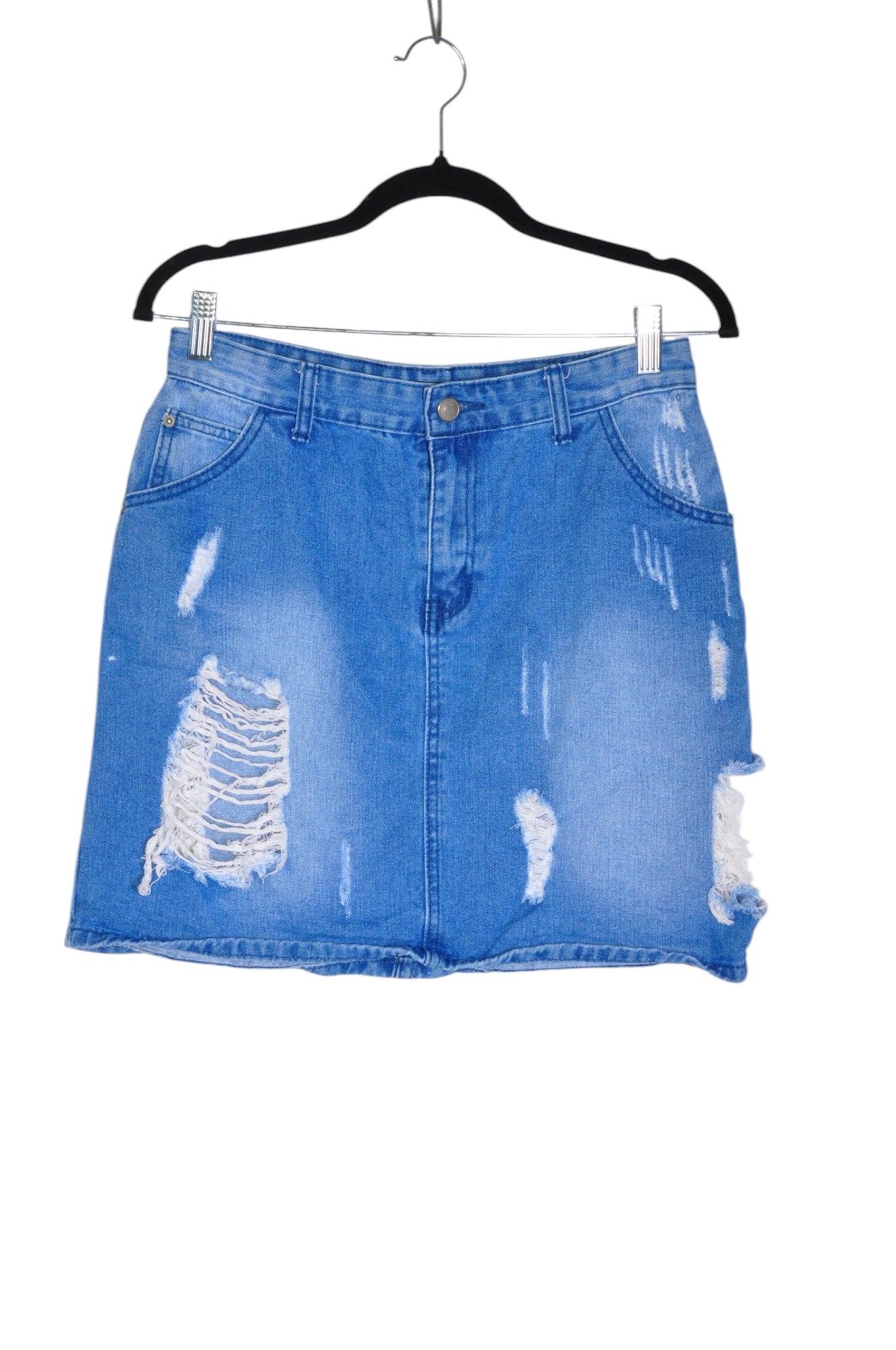 PIXIE + DIAMOND Women Denim Skirts Regular fit in Blue - M - Velora