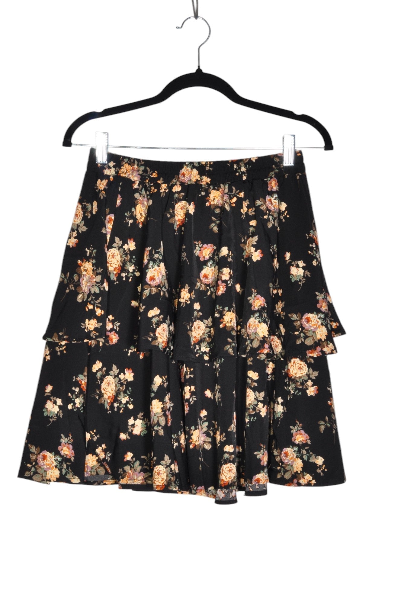SHEIN Women Casual Skirts Regular fit in Black - M - Velora