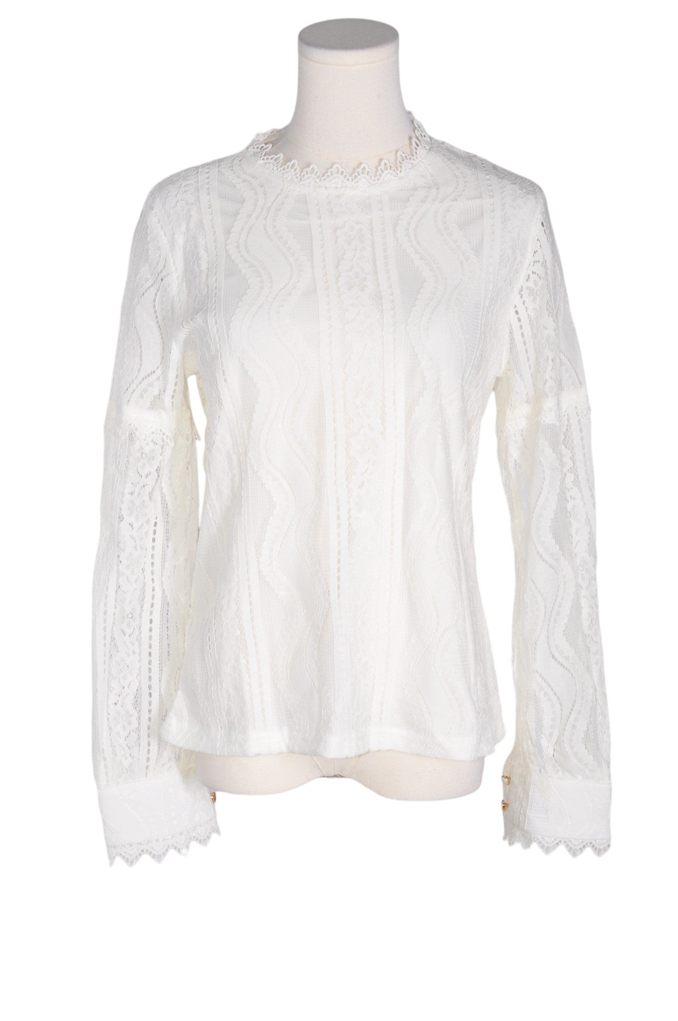 UNBRANDED Women Blouses Regular fit in White - S - Velora