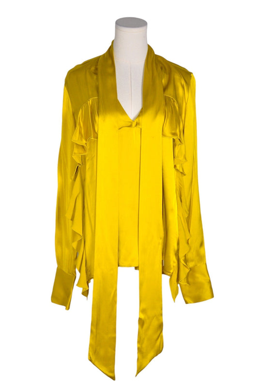 ZARA Women Blouses Regular fit in Yellow - M - Velora