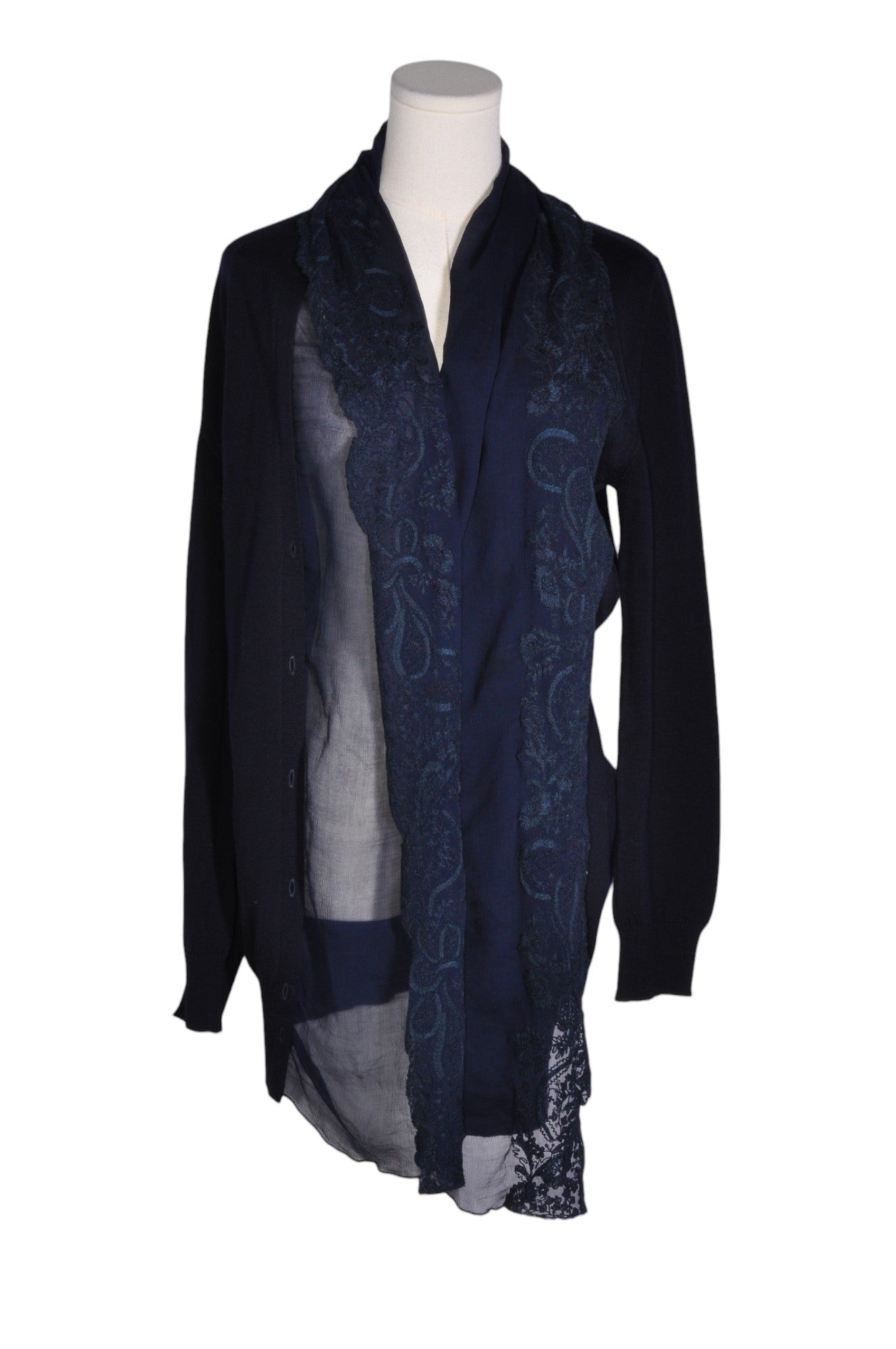 ERMANNO SCERVINO Women Cardigans Regular fit in Blue - 42 - Velora