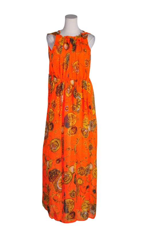 HOLIDAY LADY Women Maxi Dresses Regular fit in Orange - L - Velora